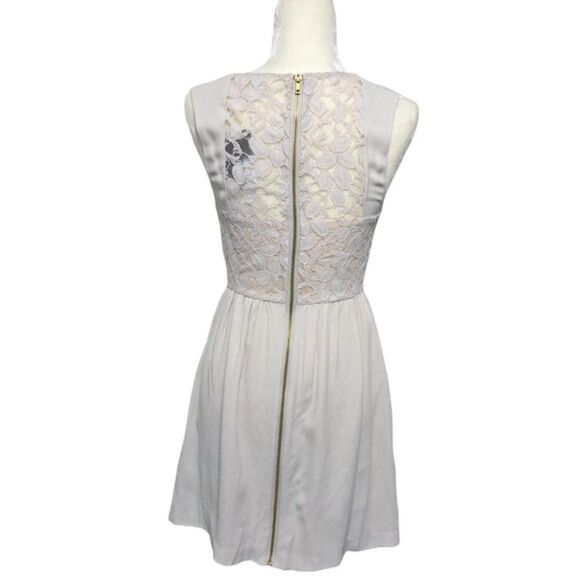 Urban Outfitters Cooperative Square Neck Lace Sleeveless Dress With Pockets Sz 2 - Picture 2 of 7